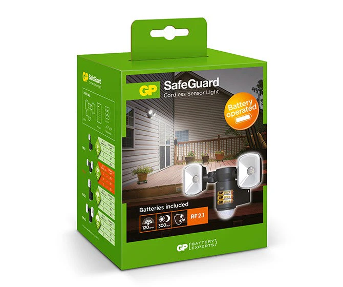 SafeGuard Sensor Light Dual headlamp battery powered - Image 3