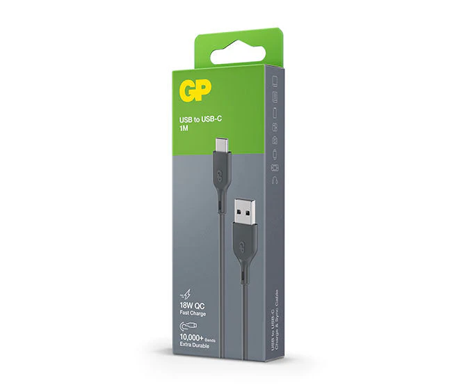 GP 1 metre USB-A to USB-C Charge & Sync Cable CC1N - Image 3
