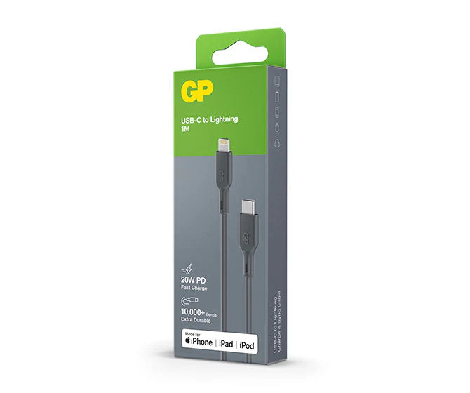 GP 1 metre USB-C to Lightning Charge & Sync Cable CL1P - Image 3