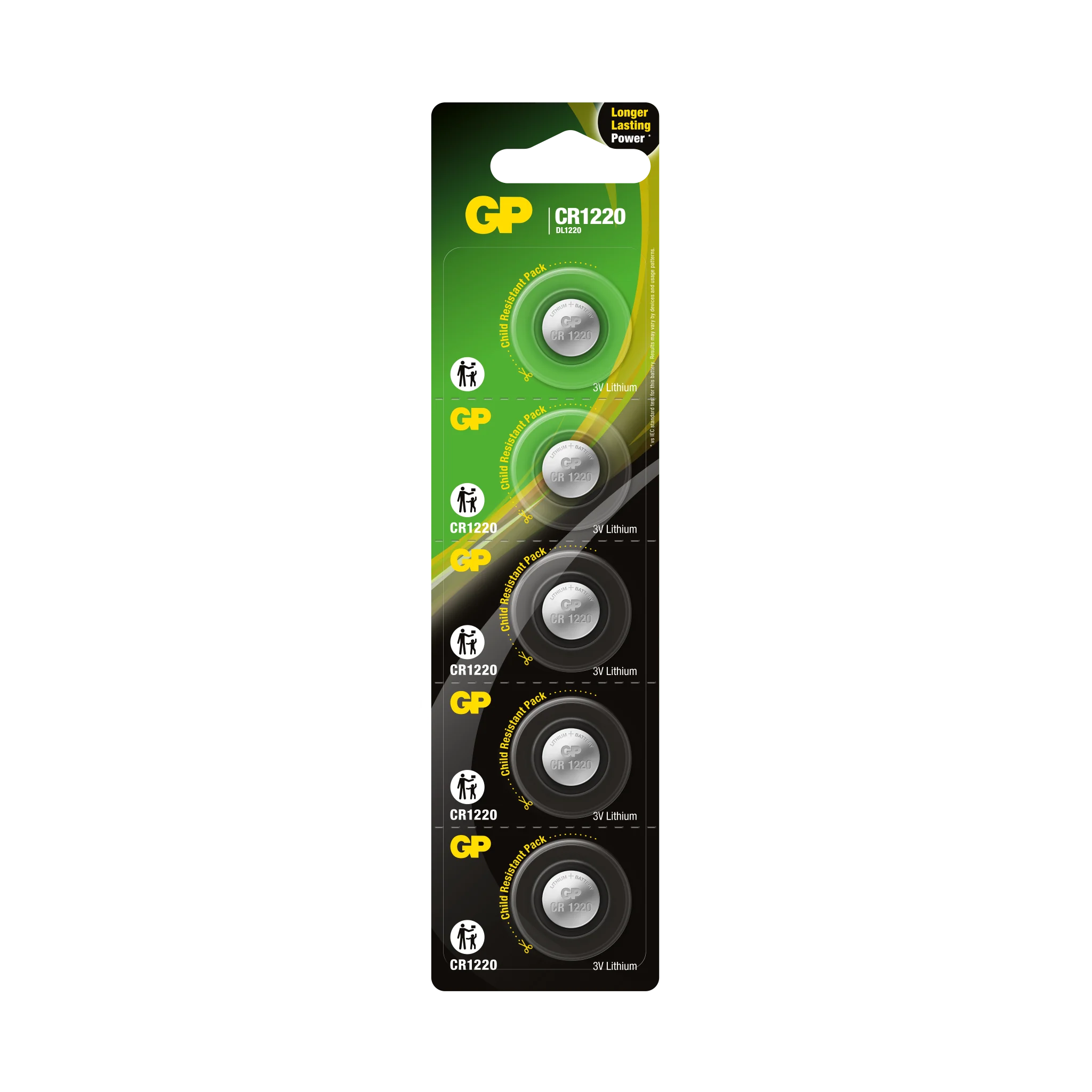 GP Lithium Coin Batteries CR1220 - Image 3