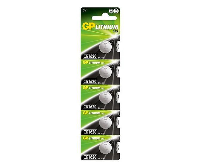 GP Lithium Coin Batteries CR1620 - Image 2