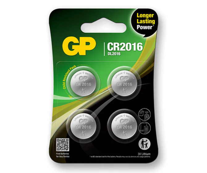 GP Lithium Coin Batteries CR2016 - Image 3