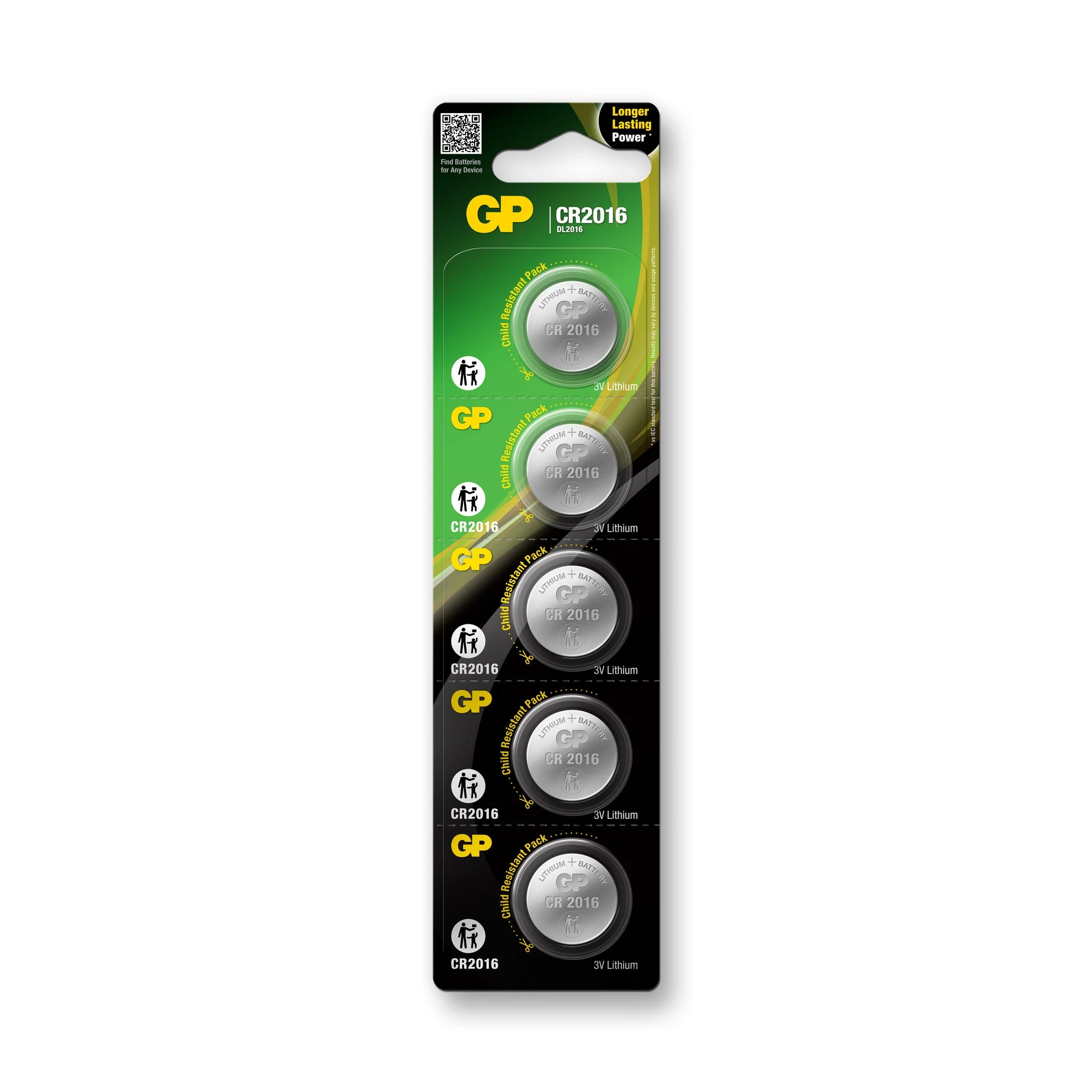 GP Lithium Coin Batteries CR2016 - Image 4