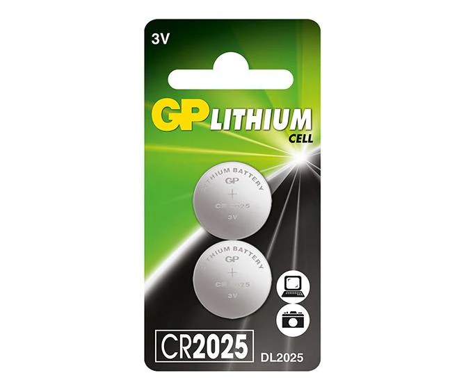 GP Lithium Coin Batteries CR2025 (DL2025) - Image 2