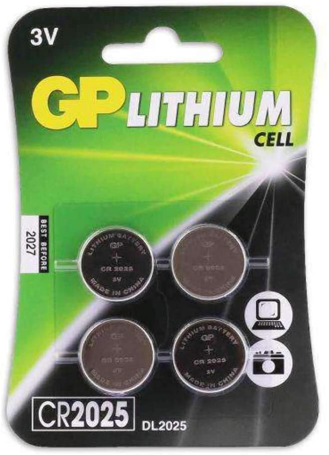 GP Lithium Coin Batteries CR2025 (DL2025) - Image 4
