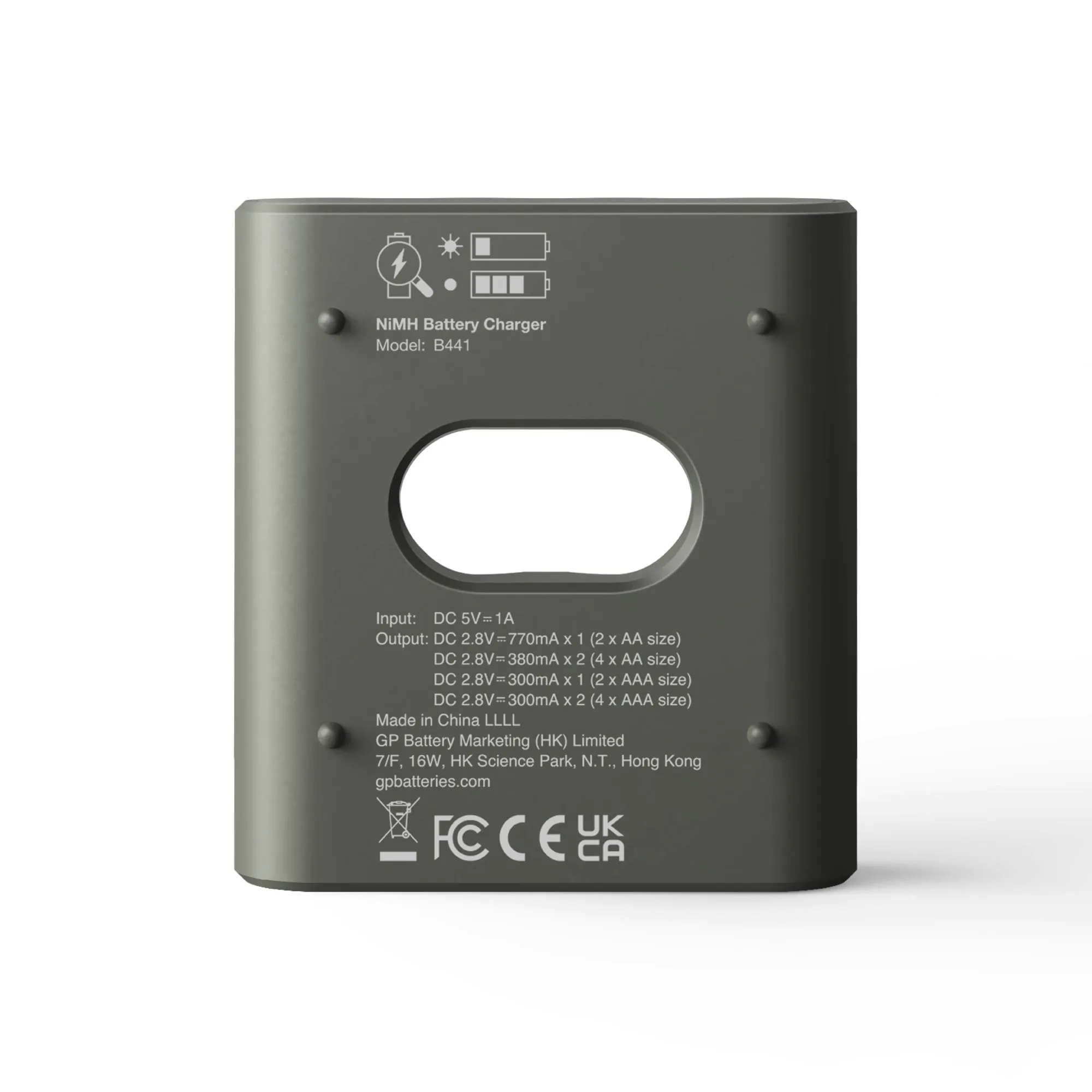 GP Recyko B441 USB Charger with 4 AAA Rechargeable Batteries 850 mAh - Image 3