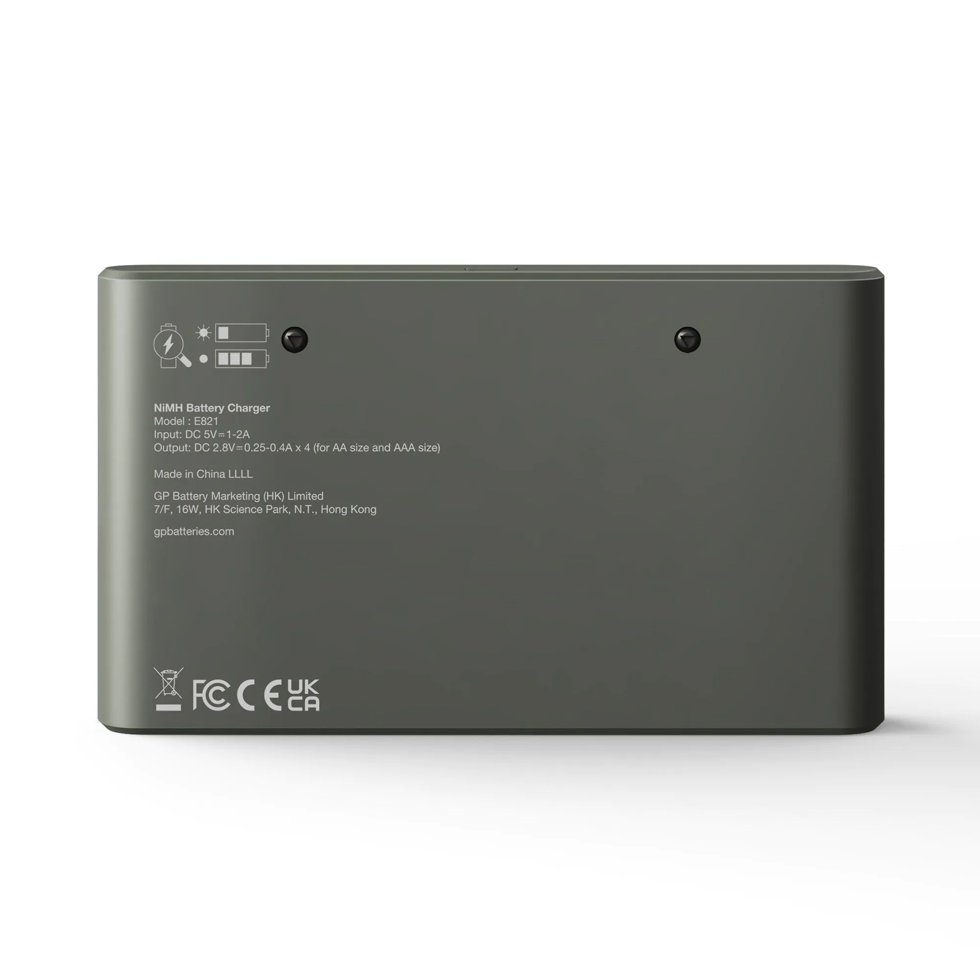 GP ReCyko E821 USB Economy Charger with 4 ReCyko 2100 AA and 4 ReCyko 850 AAA - Image 3