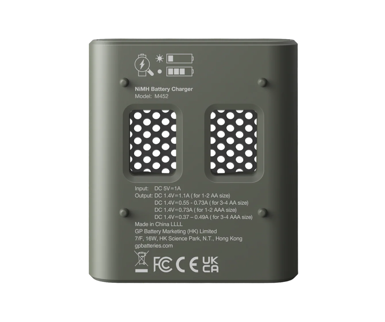GP Recyko M452 USB Speed Battery Charger with 4 AA Rechargeable Batteries 2600 mAh - Image 3