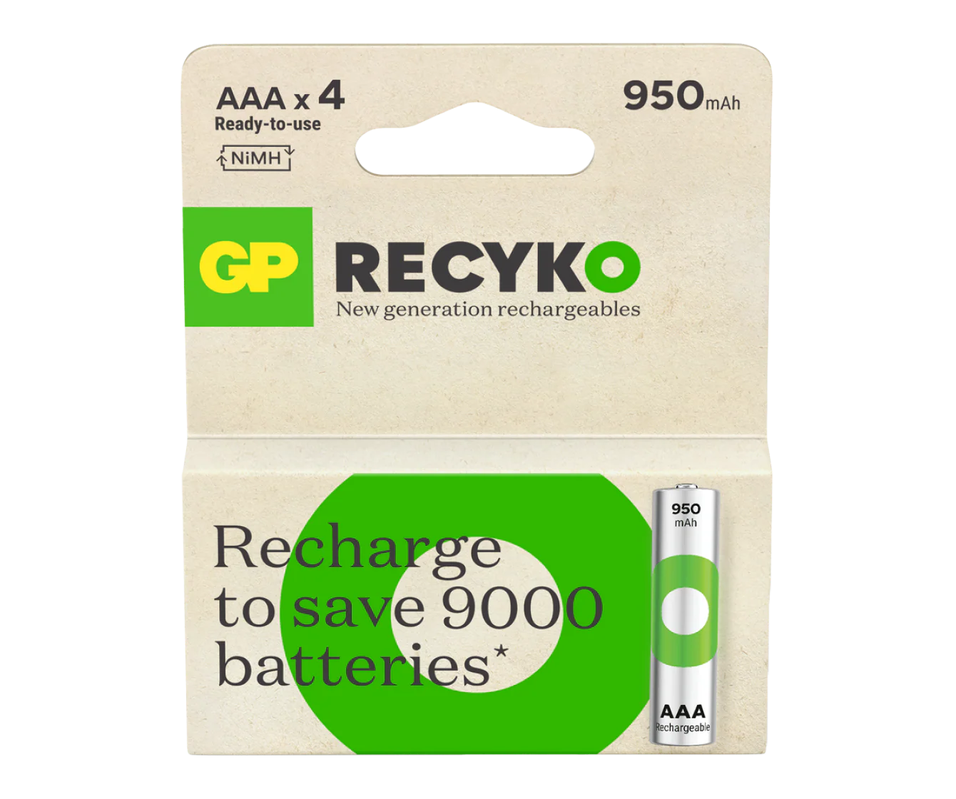 GP Recyko AAA Rechargeable Batteries - Image 3